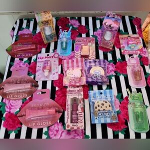 Lip Gloss Set - Pink and Brown Shades